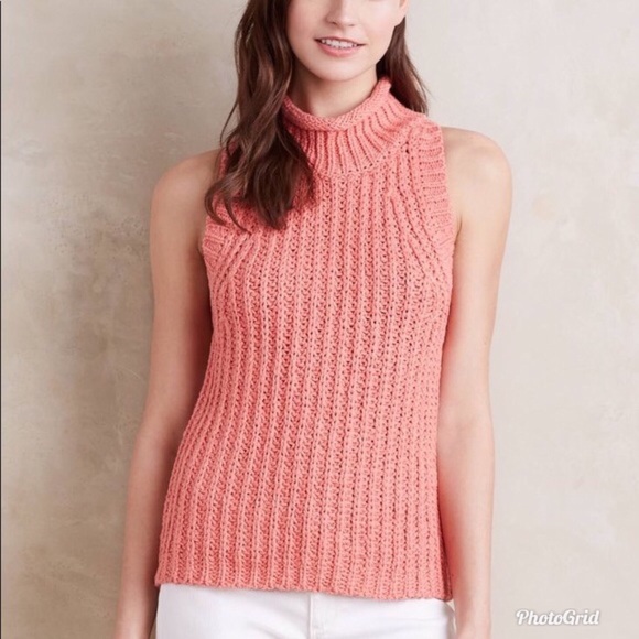 Anthropologie Sweaters - Moth for Anthropologie Sleeveless Turtleneck